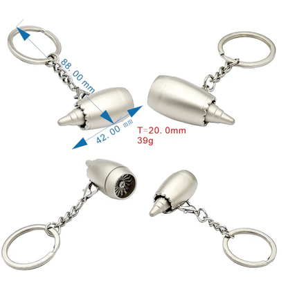 Boeing 787 GEnx Metal Engine Keychain (Imported)