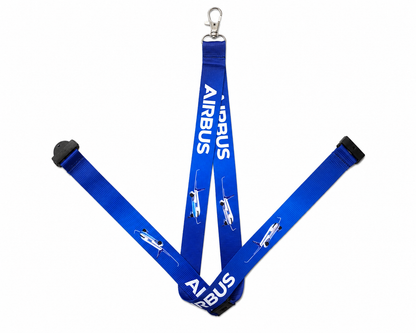 Airbus Premium Imported Lanyard with Airbus Aircraft Design