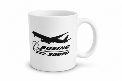 Boeing 777-300ER Ceramic Coffee Mug – 330ML
