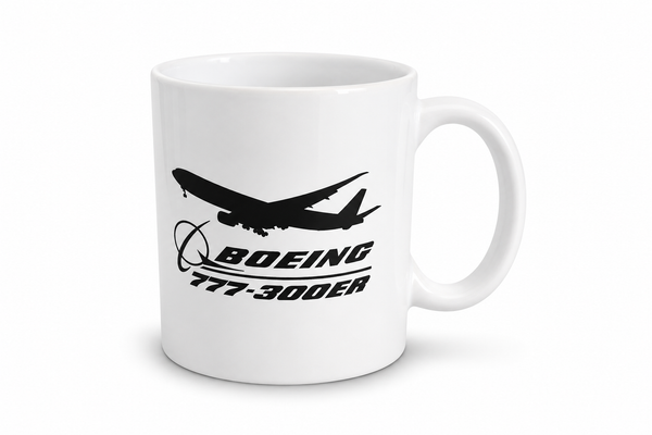 Boeing 777-300ER Ceramic Coffee Mug – 330ML