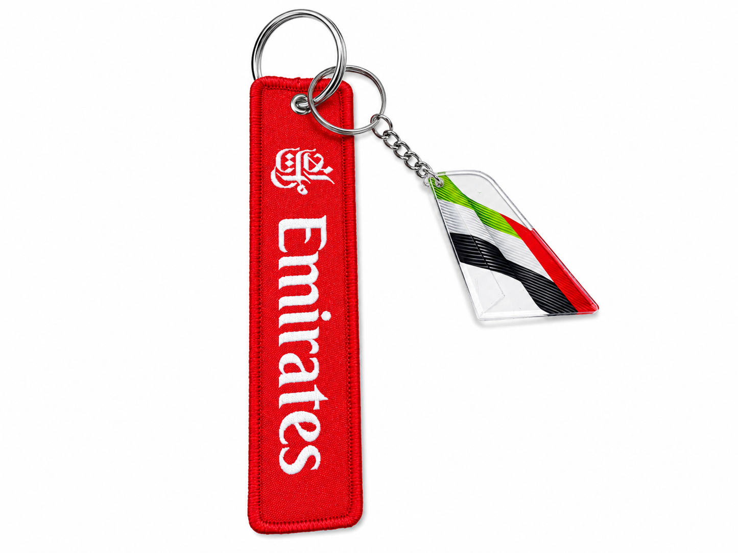 Emirates Premium Imported Bagtag + Acrylic Tail Keychain