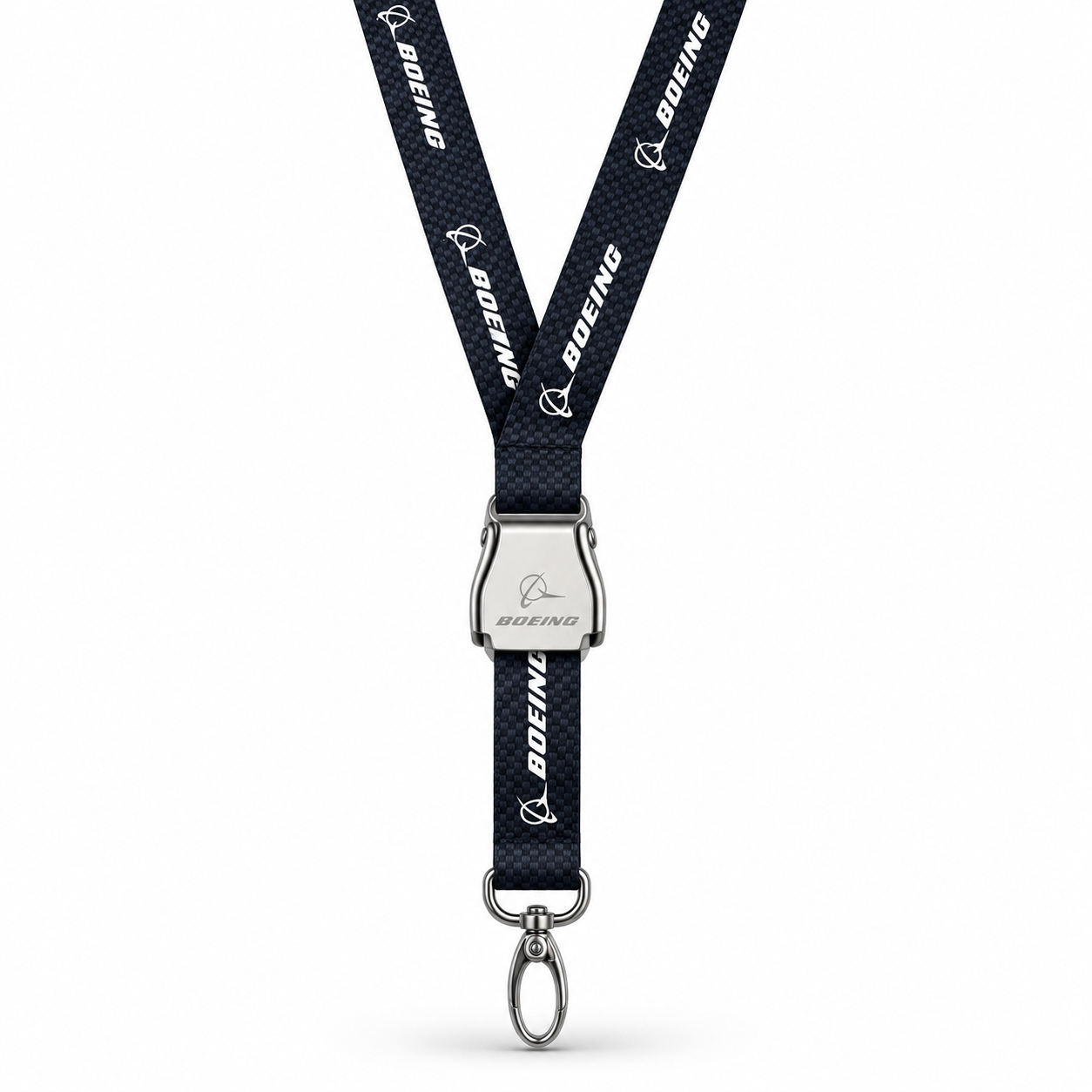 Boeing Carbon/Checks Buckle Lanyard – Premium Imported Quality