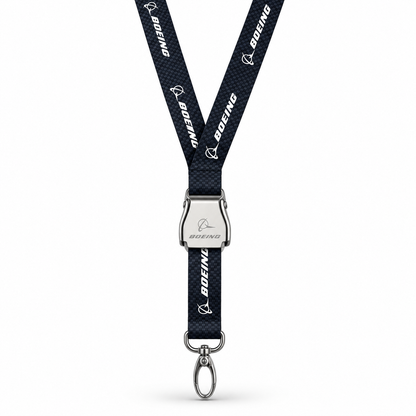 Boeing Carbon/Checks Buckle Lanyard – Premium Imported Quality